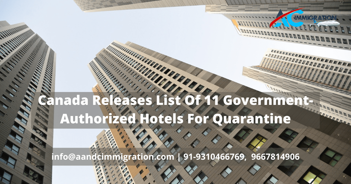 Canada Releases Authorized Hotels List For Quarantine