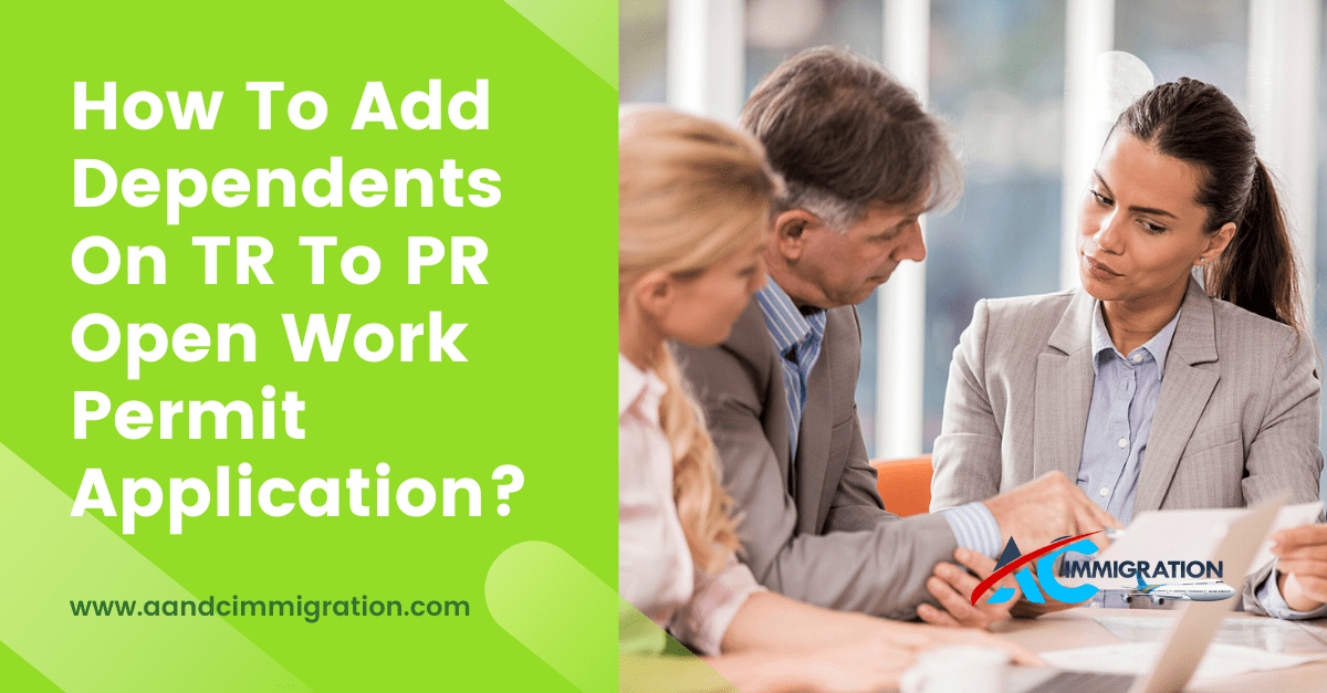 TR to PR open work permit application